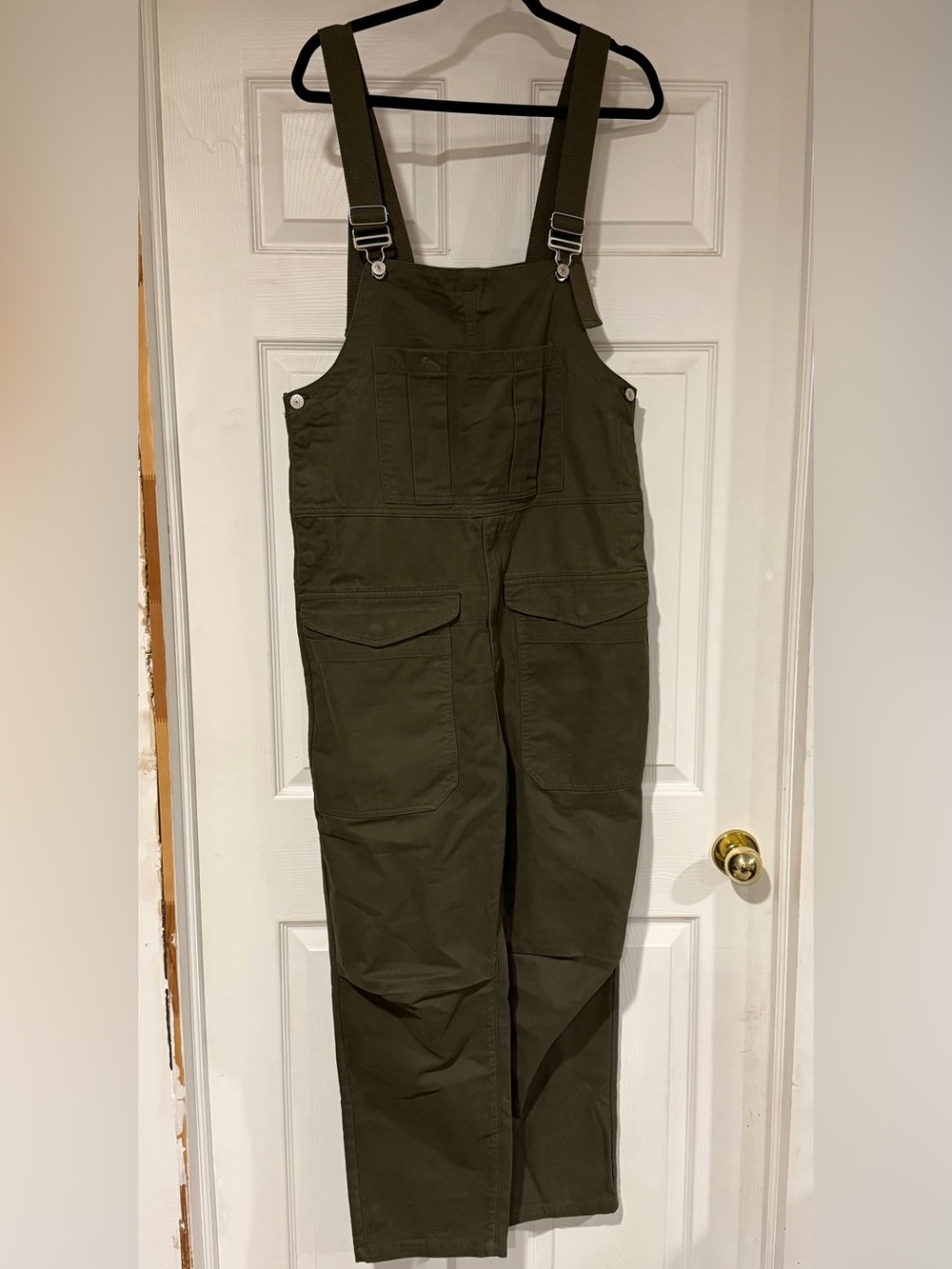 Madepants Crafter Bib Overalls in Army Green
